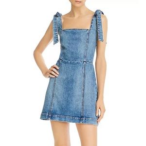 Alice and Olivia MaryAnn tie shoulder dress